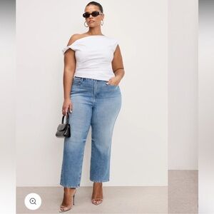 Good American Light Blue Denim Jeans 14 -18